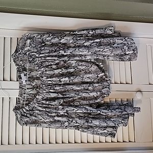 Hyfve crop top with bell sleeve